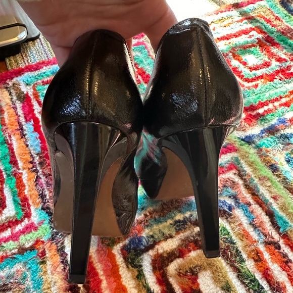 Marni black patent leather platform peep-toe heels- size 38 (EU)/7.5 - Picture 7 of 13